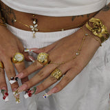 Amor Gold Hand Chain