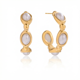Clea Gold Hoop Earrings