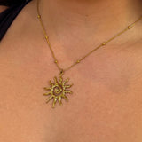 Gold Sunshine Necklace