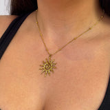 Gold Sunshine Necklace