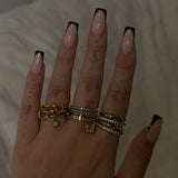 Mila Gold Stack It Ring