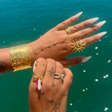 Alora Gold Hand Chain