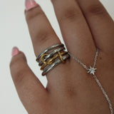 Zola Mixed Metal Stack It Ring