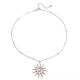 Silver Sunshine Necklace