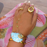 Alora Gold Hand Chain