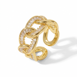 Lennox Gold Link Ring