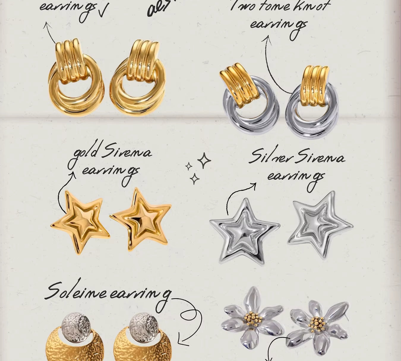 Uworld Stainless Steel Thread-Wrapped Simple Hoop Earrings Minimalist Women's 18K Gold Color Fashion Elegant Dainty Ear Jewelry