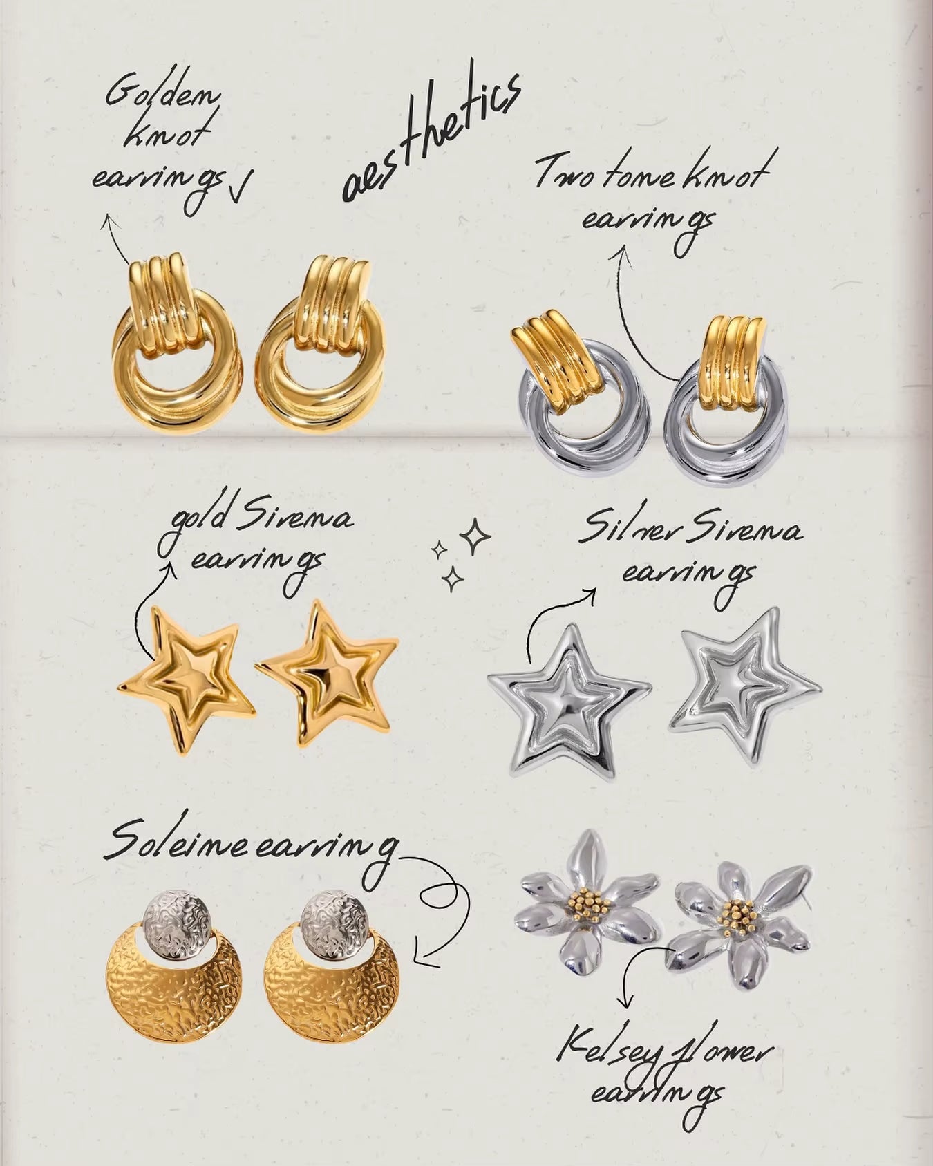 Uworld Stainless Steel Thread-Wrapped Simple Hoop Earrings Minimalist Women's 18K Gold Color Fashion Elegant Dainty Ear Jewelry