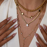 Nova Dangling Gemstone Necklace